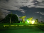 Satellites at night